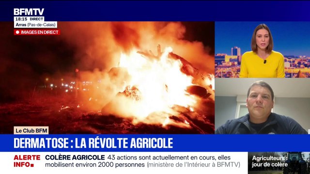 Dermatose bovine: On a une vraie crise sanitaire, on doit se serrer les coudes pour que l'élevage français s'en sorte , estime Yohann Barbe, porte-parole de la FNSEA