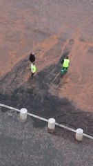 Climate Activists ARRESTED for Painting Around the Arc de Triomphe in Paris