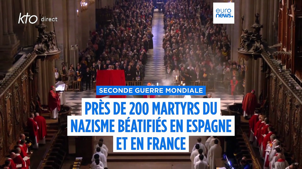 50 martyrs chrétiens assassinés par les nazis béatifiés à Notre-Dame de Paris