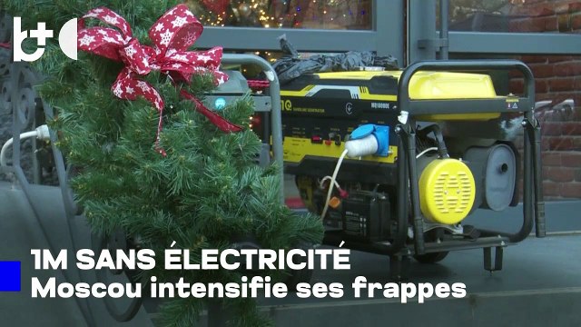 Un million de familles en Ukraine privées d'électricité après de lourdes frappes russes