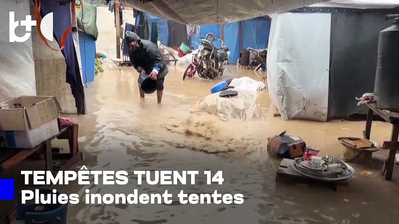 Des tempêtes à Gaza tuent 14 Palestiniens, dont 3 enfants