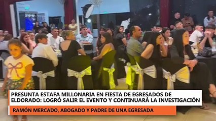 Presunta estafa millonaria en una fiesta de egresados de Eldorado