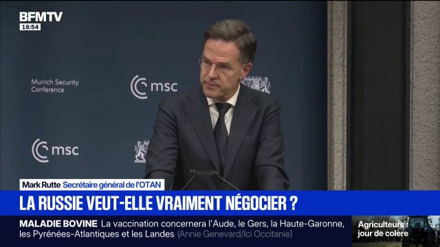 Guerre en Ukraine: Nous sommes la prochaine cible de la Russie , assure Mark Rutte, secrétaire général de l'Otan
