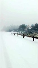 La borrasca Emilia cubre de nieve el Teide dejando una estampa espectacular