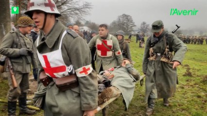 300 figurants sur le front : Grandmenil célèbre la bataille des Ardennes