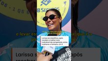 Com maior nota em evento da WSL, Larissa dos Santos projeta: 'Chegar na final e ser campeã' #shorts
