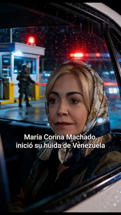 María Corina Machado escapa de Venezuela