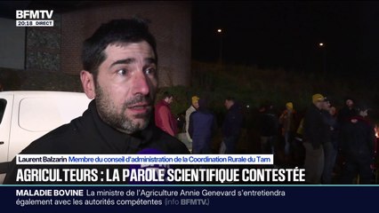 Dermatose bovine: "C'est une hérésie d'abattre les troupeaux entiers", assure Laurent Balzarin, membre du conseil d'administration de la Coordination rurale du Tarn