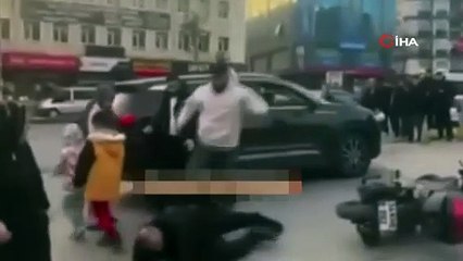 Esenyurt’ta trafikte tartıştığı yaşlı vatandaşı darbeden şüpheli yakalandı