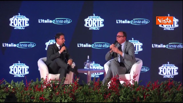 Conte ad Atreju: Manca Schlein? Verrà il giorno che faremo questo confronto con Meloni