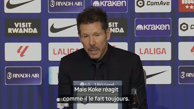 Atlético de Madrid - Simeone : "Quand on est un joueur légendaire et historique comme Griezmann..."