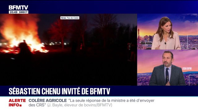 Crise agricole: J'ai été très choqué de l'irruption des forces de l'ordre durement contre les agriculteurs, des plans d'abattages , assure Sébastien Chenu (RN)