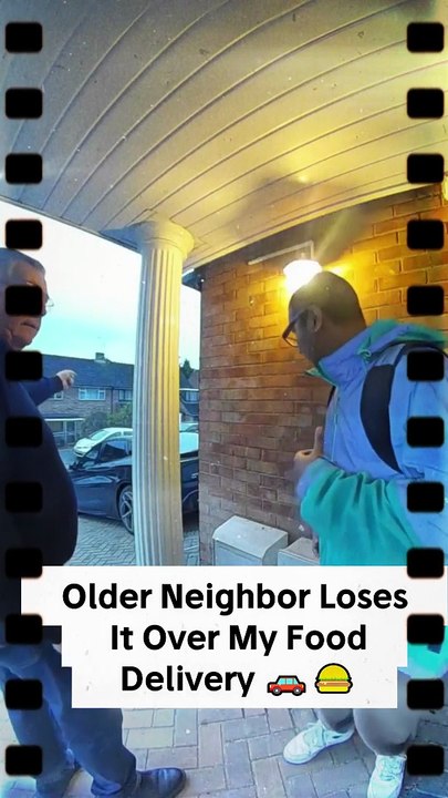 Older Neighbor Loses It Over My Food Delivery 🚗🍔