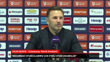 Galatasaray Teknik Direktörü Okan Buruk: Güzel ve rahat bir galibiyet aldık