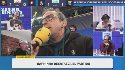 ¿Hay falta a Joan García en el gol anulado a Herrando? Iturralde González analiza la polémica del FC Barcelona-CA Osasuna