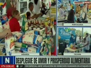 Plan Amor y Prosperidad Alimentaria atiende a más de 2 mil familias de Charallave
