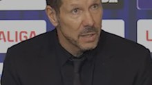 Simeone: "Los cracks de verdad nunca dan problemas"