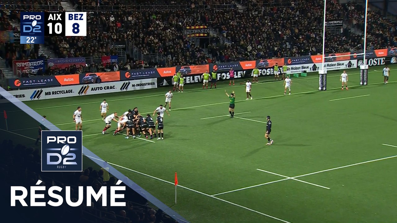 PRO D2 Saison 2025-2026 J14 - Résumé Provence Rugby - AS Béziers Hérault