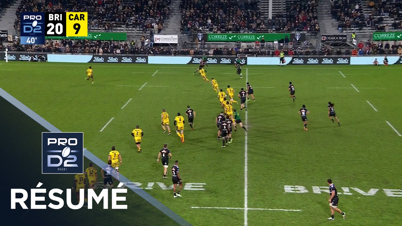 PRO D2 Saison 2025-2026 J14 - Résumé CA Brive - US Carcassonnaise