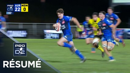 PRO D2 Saison 2025-2026 J14 - Résumé Stade Aurillacois - Stade Montois Rugby