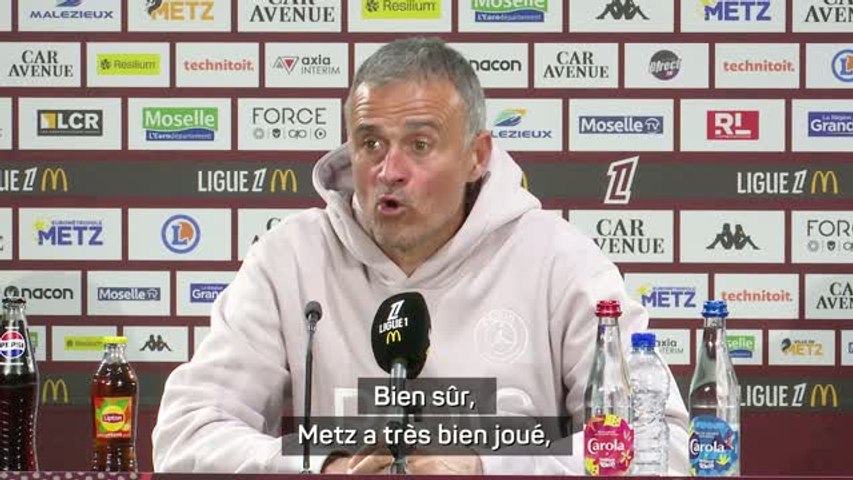 PSG : Luis Enrique - "Peur ? Beaucoup de peur !"