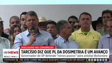 Tarcísio diz que PL da dosimetria é um avanço