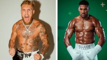 Jake Paul y Anthony Joshua cara a cara previo a su pelea el 19 de diciembre