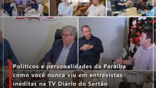 Políticos e personalidades da Paraíba como você nunca viu em entrevistas inéditas na TV Diário do Sertão