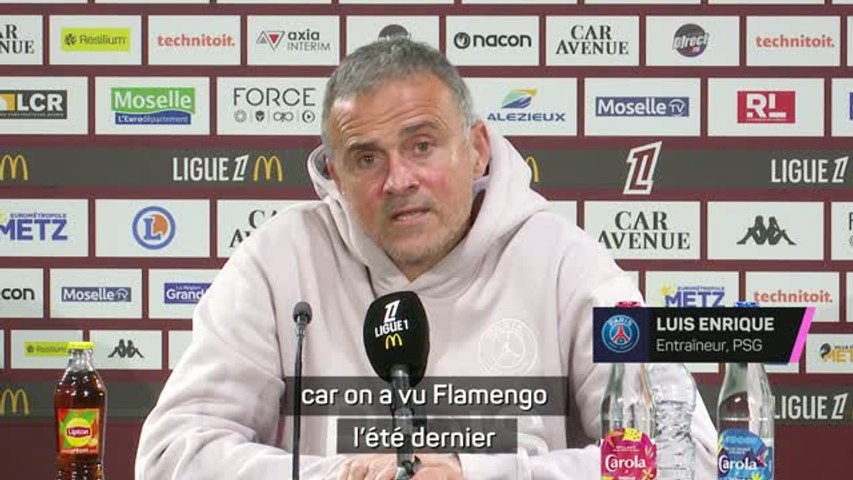 PSG : Luis Enrique - "Flamengo ? Une des meilleures équipes au monde"