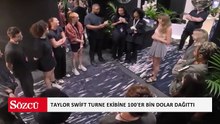 Taylor Swift turne ekibine 100'er bin dolar dağıttı
