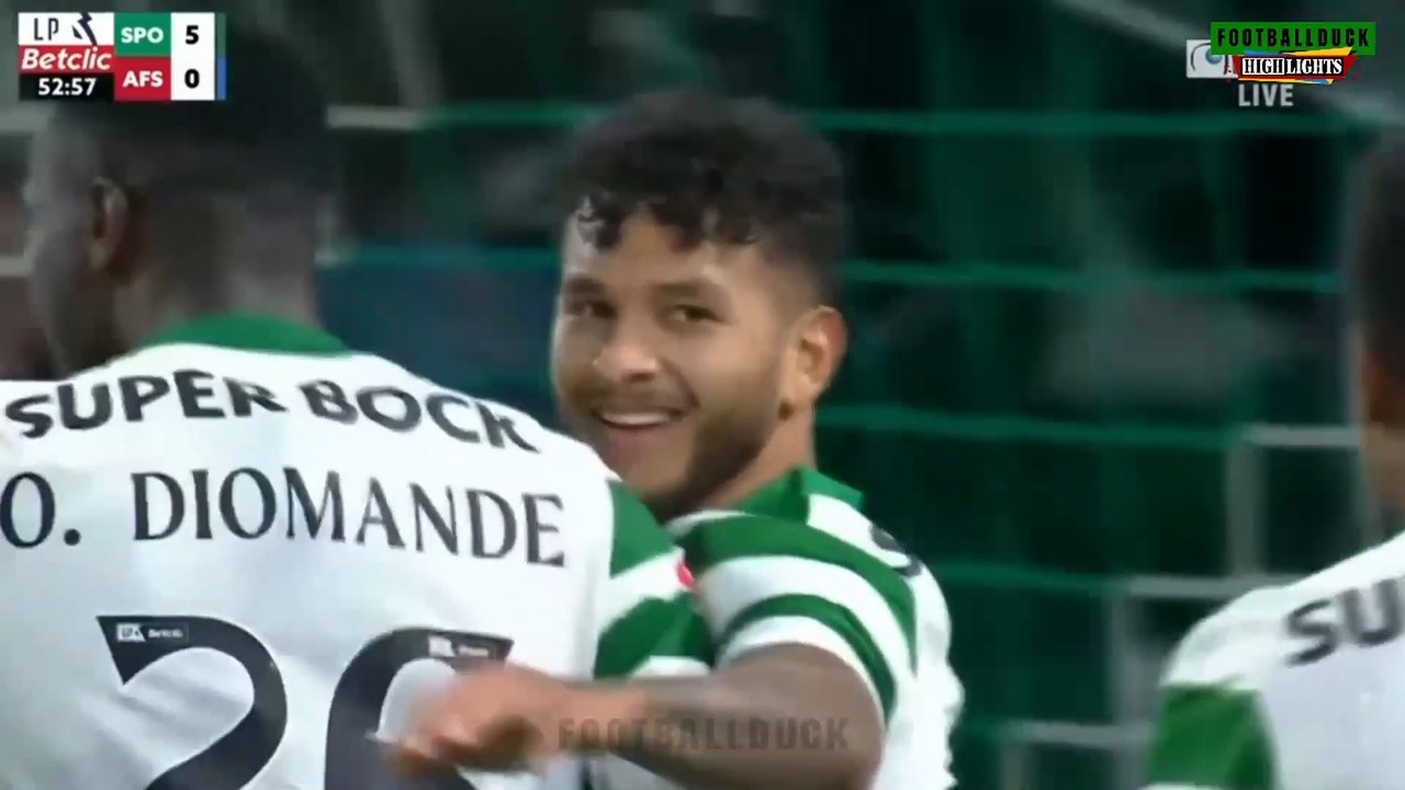 Sporting vs AFS 6-0 Highlights _ All Goals 2025 HD