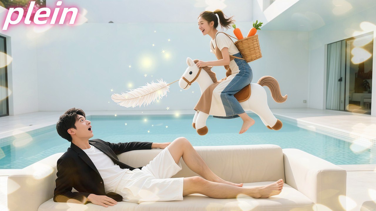 Fille amnésique flirté grossièrement avec le PDG,et il est tombé amour de sa fille débridée et sexy