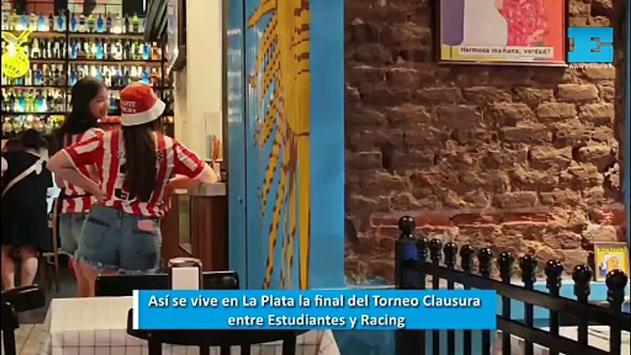 Así se vive en La Plata la final del Torneo Clausura entre Estudiantes y Racing
