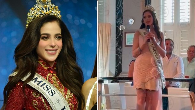 Fátima Bosch festeja en su natal Tabasco su corona de Miss Universo 2025