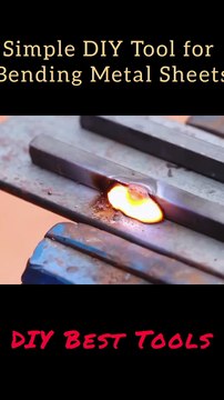 Amazing Metal Bending Tool _ How to Fold Metal Sheets Easily#shorts #tools #craft