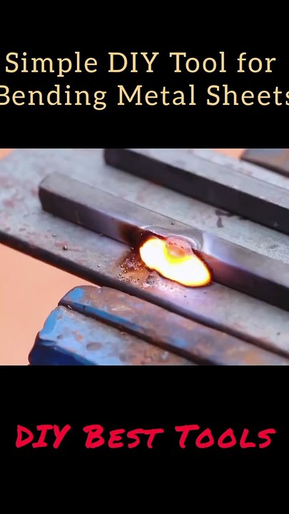 Amazing Metal Bending Tool _ How to Fold Metal Sheets Easily#shorts #tools #craft