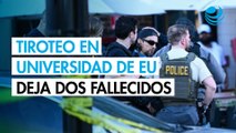 Reportan 2 muertos y 8 heridos graves tras tiroteo en Universidad de Estados Unidos