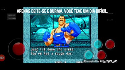 Fatal Fury 3 Hon Fu vs Franco Bash fala de vitória do Franco Bash em português