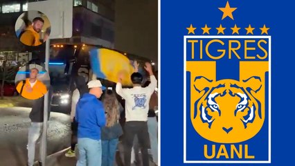 Tigres llega a CDMX y la afición se rinde ante Gignac y Guido Pizarro