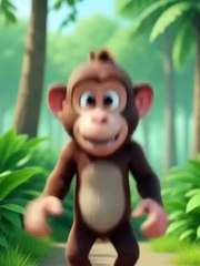 Funny Monkey Tricks the Bear 😂 | 3D Jungle Comedy Story”GlobalFunStudio #Magic