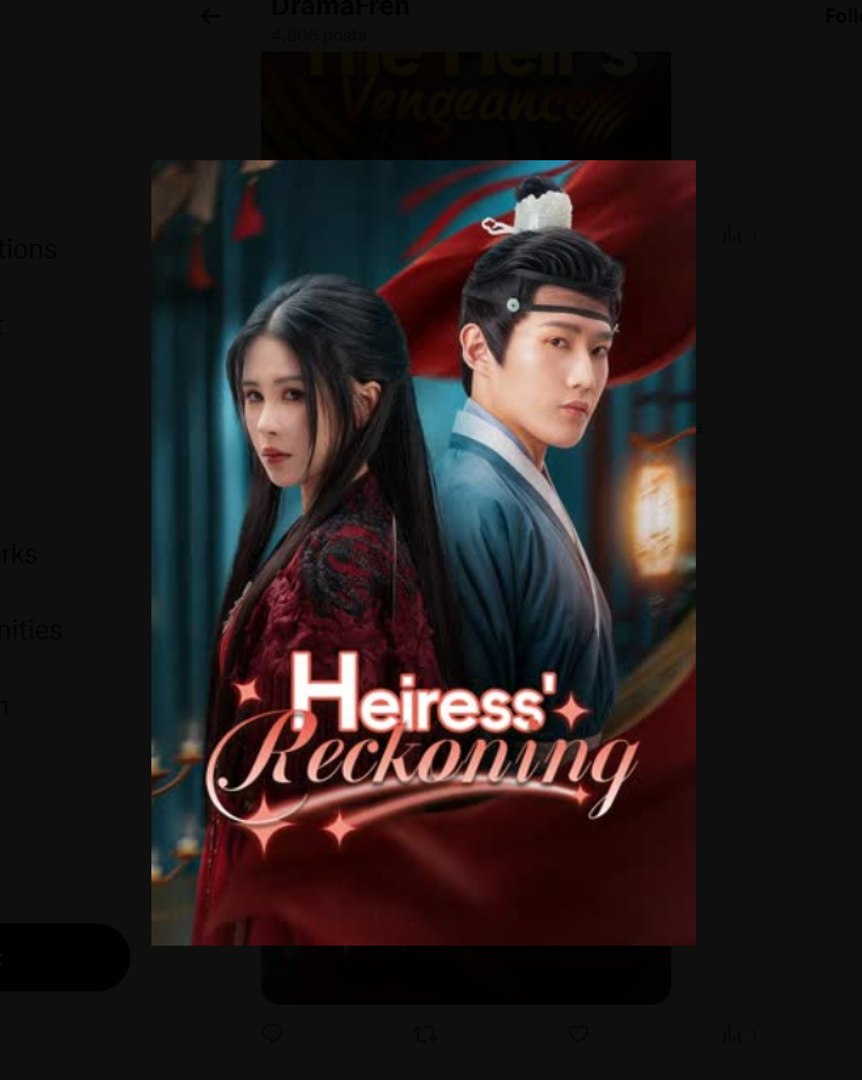 Heiress Reckoning Chinese Drama - English Sub
