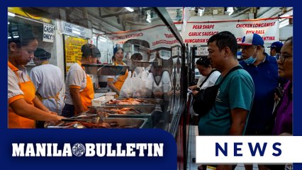Shoppers flock Chinese cooked ham store in Quiapo, Manila