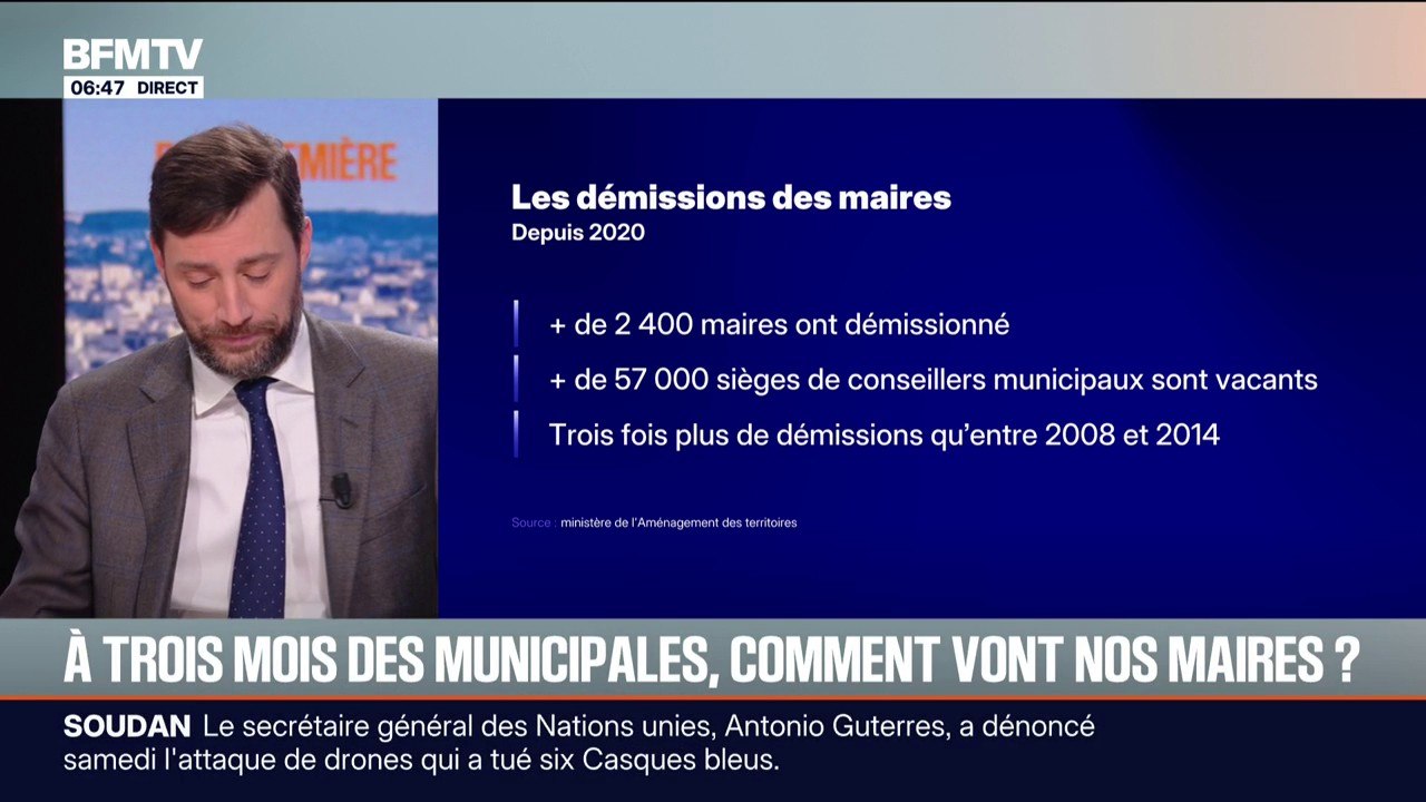 SIGNÉ BFM - Municipales: depuis les élections de 2020, plus de 2.400 maires ont démissionné