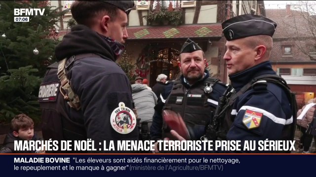 Menace terroriste: une sécurité renforcée sur les marchés de Noël