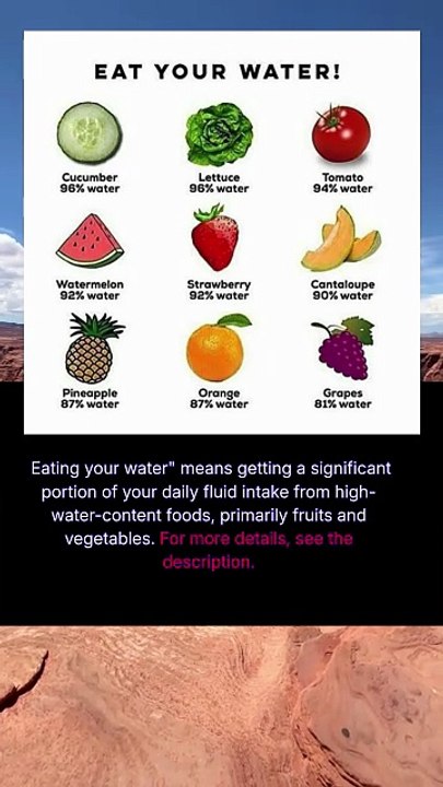 eat your water