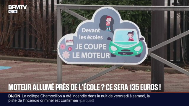 Dans cette commune au nord de Strasbourg, avoir son moteur allumé près d'une école vous coûtera une amende de 135 euros