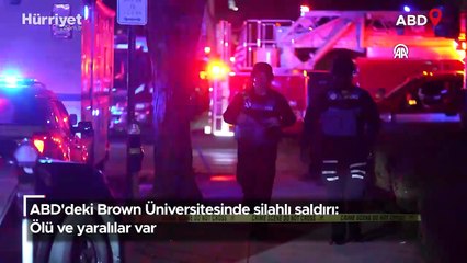 ABD'deki Brown Üniversitesinde düzenlenen silahlı saldırıda 2 kişi öldü, 9 kişi yaralandı
