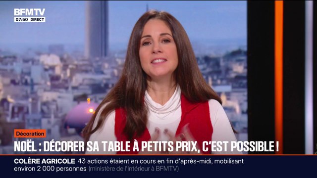 Repas de Noël: les conseils pour décorer sa table à petits prix