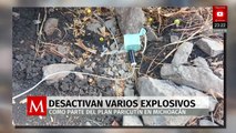 Plan Pánico desactiva cuatro explosivos improvisados en Buenavista, Michoacán