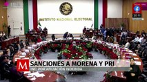INE perfila multas al PRI y Morena por afiliaciones indebidas